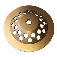 7″x24 Seg Diamond Concrete Spiral Turbo Grinding Cup Wheels 7/8-5/8 Arbor