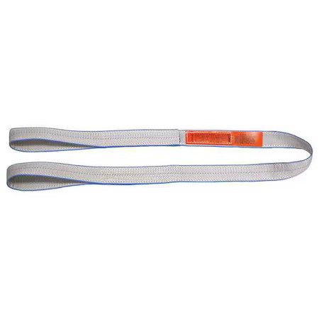 Lift-All Ee2806tfx6 Web Sling, Type 3, 6 Ft L, 6 In W, Polyester, Silver
