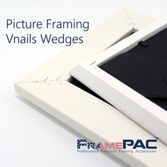 FramePac V Nails for Picture Frames Hardwood 12mm (1/2 Inch) 1/2 inch [12mm]