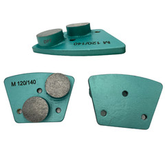 3 Pack Trapezoidal Grinder Tooling Medium Bond for Bolt on Grinder 120/140 Grit