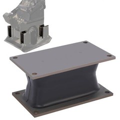 Vibratory Compactor Rubber Shock Mount For Stanley & Bobcat Hydraulic HS3000