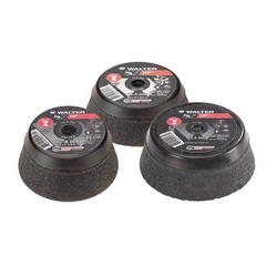 Walter 12A005 5 x 0.62 in.-11 HP Cup Grinding Wheel – Arbor