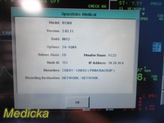 Spacelabs 91369 Ultraview SL Patient Monitor W/ Leads, Modules & Adapter ~ 35155