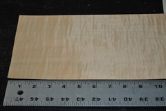 Curly Maple Wood Veneer Sheet 6 x 31 inches 1/42nd 2306-13
