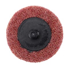 200 Pack – 2″ Roloc Surface Conditioning Discs Medium Red Quick Change Prep Pads