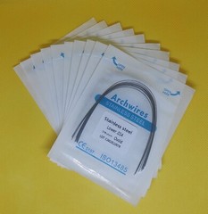 100Pcs Dental Orthodontic Stainless Steel Arch Wires Round Ovoid Form 10Packs