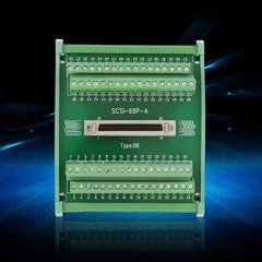 SCSI68 DB Type 68-pin Female Connector Breakout Board Terminal Module Tool