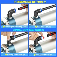 TAILONZ PNEUMATIC Black 4MM or 5/32 Inch OD 10 Meter 32.8ft PU Polyurethane Air