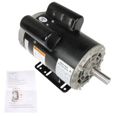 5 HP 1Phase Compressor Duty Electric Motor 230V 3450 RPM Frame-56HZ 7/8” Shaft