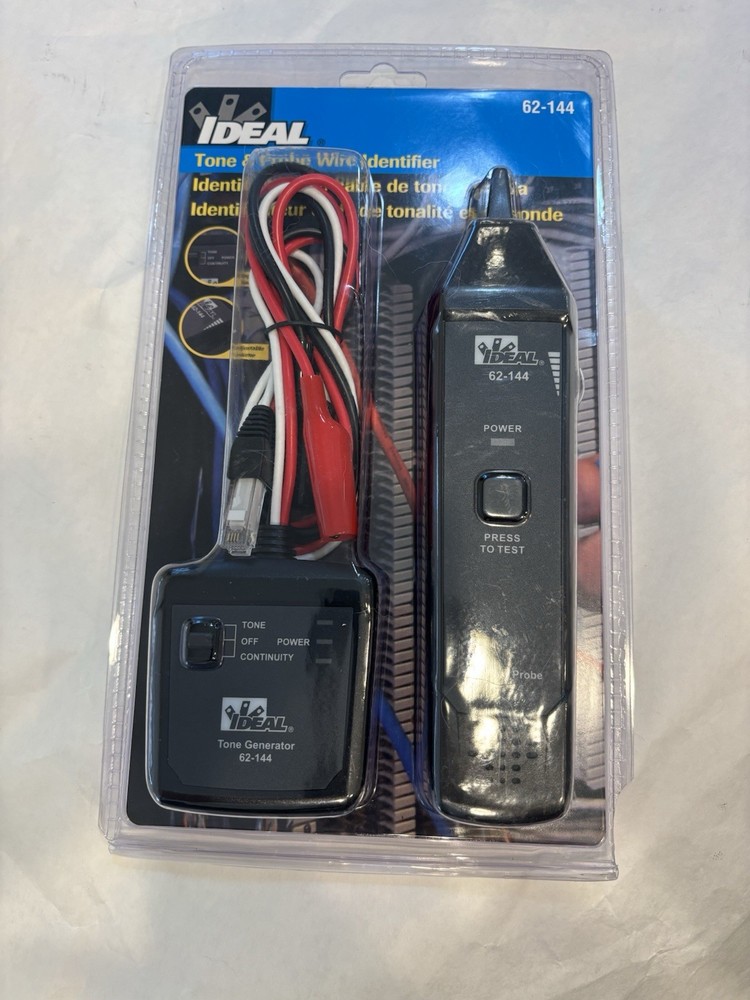 IDEAL Tone & Probe Wire Identifier 62-144 Tone Generator And Amplifier Probe