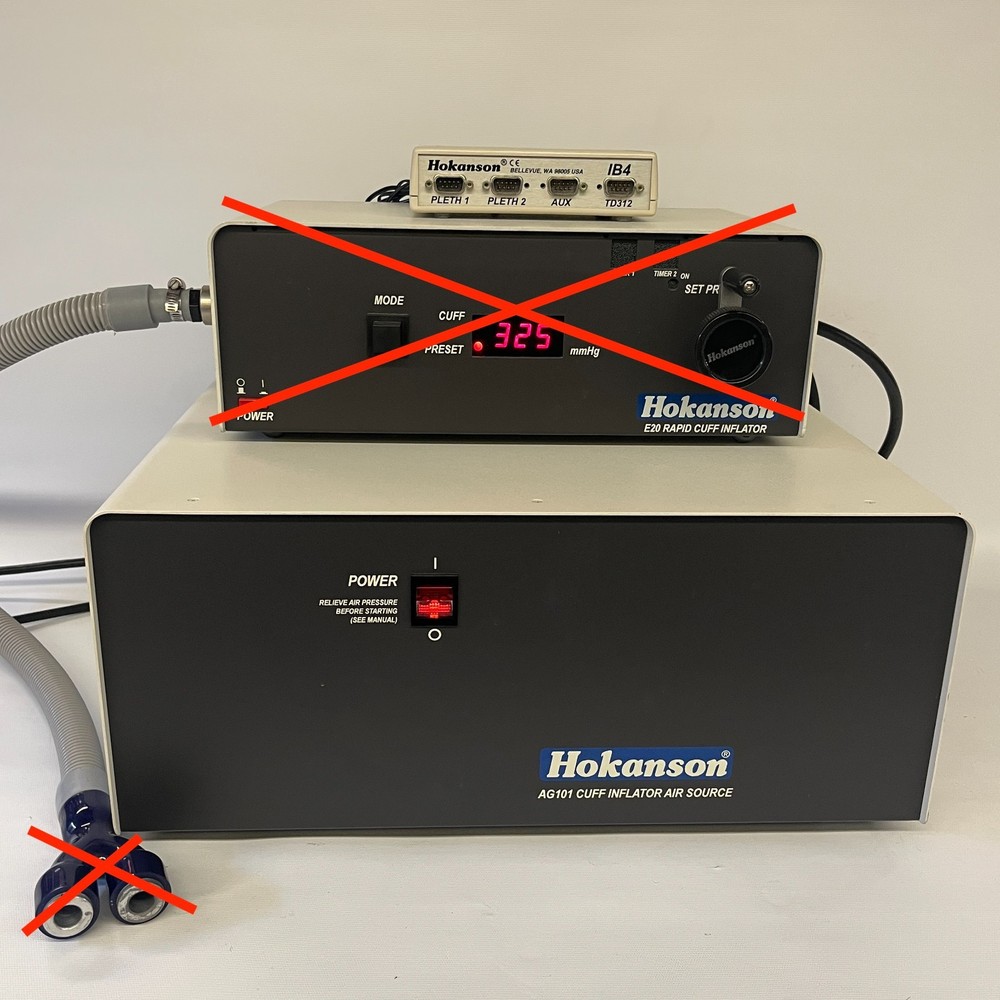 Hokanson AG101 Cuff Inflator Air Source w/ IB4 + Extras