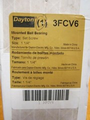 Standard Duty 2 Bolt 1-1/4″ Set Screw Mounted Ball Bearing -20 to 200 Degrees F