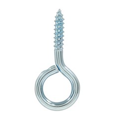200 Pcs Silver 1/2 Inch / 12mm Open Eye Hooks, Small Cup Hook Metal Hanging K…