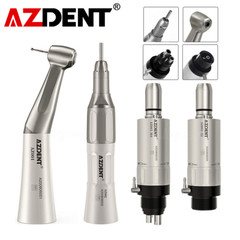 AZDENT Dental 1:1 Slow Low Speed Handpiece Straight Contra Angle Air Motor