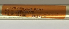Genuine JCB 335/03779 Right Hand Hydraulic Pipe Tube OEM JS Excavator New