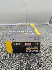 (QTY 200) SAS Raven 66518 Black Nitrile Gloves Powder Free 7mil Large
