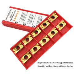 30PCS APMT1604PDER-DP Carbide Milling Inserts For 90deg End Mill Holder 400R