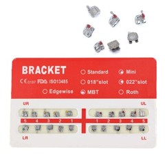 1-100 × 20pcs/kit Dental orthodontic mental bracket brace mini MBT 022 345 hooks