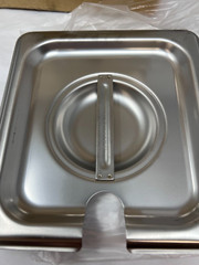 Lot of (12) NEW HUBERT 1/6 Size Slotted Flat Steam Table Pan Cover 73063