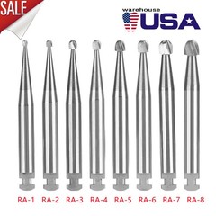 Carbide Burs Straight Fissure Head Bur Latch 2.35mm RA For Low Speed Dental