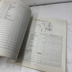 Shindaiwa GP-25 Engine Pump Illustrated parts list original 1983