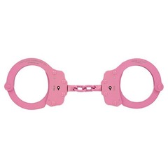 Peerless Model 750C Chain-Linked Colored Handcuffs & Keys 750P Cuffs, Pink
