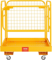 Forklift Man Basket, 36 X 36 Inches Forklift Safety Cage Work Platform 1200 Lbs