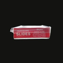 Clear Glass Microscope Slides – Ground Edges – 1″ x 3″ – 1.2mm – 50/pack – 5pack