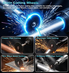 Cutting Wheel Set, 44Pcs Pro Cutting Wheels Kit for Dremel Cut Off Wheels, Resin