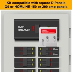 Professional Generator Interlock Kit with 1 3/8 Inch Spacing Easy Installation