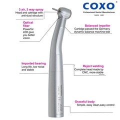 COXO Dental High Speed Fiber Optic Turbine Handpiece KaVo Multiflex LUX Coupling