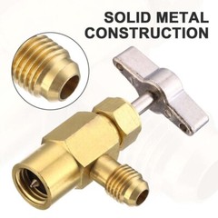 Can Tap Valve Dispenser Opener Recharge Tank Adapter 1/4SAE hose Self Seal