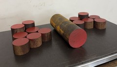 1045 Big Diameter Steel Round Bars HR – 14 PCS – 23.70 LBS – Industrial Use