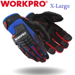 WORKPRO XLarge Heavy Duty Work Gloves Synthetic Leather Impact Working Gloves US