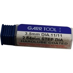 NEW Garr 3.5mm DIA 2.64mm Step Dia Hardlube Carbide Step Drill