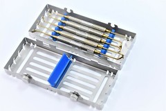 German 5 Pcs Sinus Lift Instruments Set Kit Implant Dental Dentistry Cassette