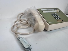 WESTERN ELECTRIC 2832CM-50 COM KEY TELEPHONE W/ NOS GREEN FACEPLATE!
