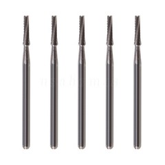 5 piezas Fresas de carburo para cirugía dental 25 mm de longitud FGOS FG-557XL