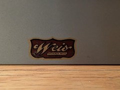 Lot of 2 Vtg Weis Index Card File Holder Steel Metal Box 6.5” x 6” X 4.5” Gray