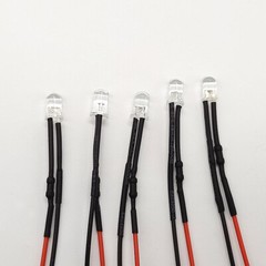 5mm Prewired Flashing Blinking LED Bulb Bright 3~48V Red Yellow Blue Green White