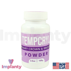 GDT Dental Tempcryl Resin Powder 100g & Liquid 150ml Set Self Cure & Durable