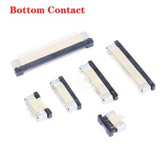 FFC/FPC Connector Pitch 1mm Top Bottom Clamshell Contact 4Pin – 32Pin