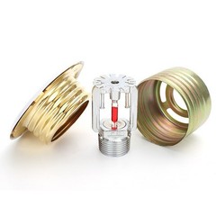 Concealed Pendent Fire Sprinkler Head DN15 R1/2 155°F 68°C K80 Cover Plate
