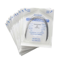 AZDENT Dental Orthodontic Heat Thermal Activated Niti Round Arch Wires All Size