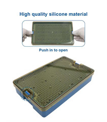Dental Medical Autoclave Sterilization Tray Surgical Instrument Disinfection Box