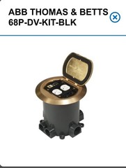 THOMAS & BETTs Dual68p Dual viltage kit