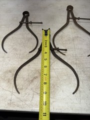 Lot Of 3 Starrett Outside Spring Caliper The L.S. Starrett Co Athol Mass USA