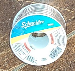 SCHNEIDER Spool of 1/8″ Plumbing Lead Free Silver Solder #58002