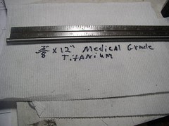 3/8″ TITANIUM ROUND ROD BAR 6 AL-4VELI 1 pc. 12″LONG MEDICAL GRADE 23