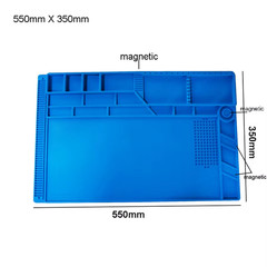 Silicone Soldering Mat Pad Desk Platform for Welding Station Iron Phone PC Repai